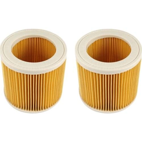 2Pcs Replacement HEPA Filter for Karcher WD2.200 WD3.500 A2004 A2054 Wet & Dry Vacuum Cleaners Parts