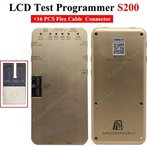 LCD Screen Display Tester For iPhone 12 Pro Max 12 Mini 11 Pro XS 8 7 6S Plus DL S200 Programmer 3D Touch Testing True Tone