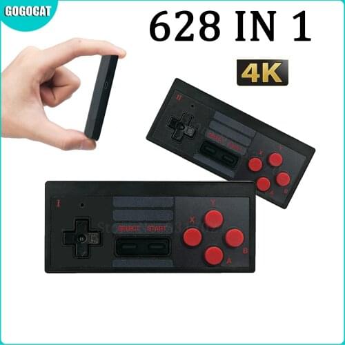 USB Wireless 4K Handheld TV Video Game Console Build In 628 Classic Game 8 Bit Mini Video Console Support HDMI Output Dropshipp
