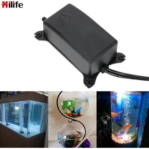 HILIFE Ultra Low Noise Aquarium Air Pump Fish Tank Mini Air Compressor Oxygen Pump Aquarium Fish Tank Oxygen Pump