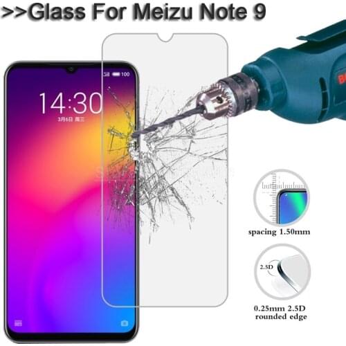Tempered Glass For Meizu Note 9 Glass Screen Protector 2.5D 9H Premium Tempered Glass For Meizu Note 9 M923Q Protective Film