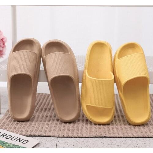 Summer Home Slippers Womens 2021 Sandals Thick Platform Indoor Bathroom Non-Slip Slides Ladies mens Shoes mules Dropshipping