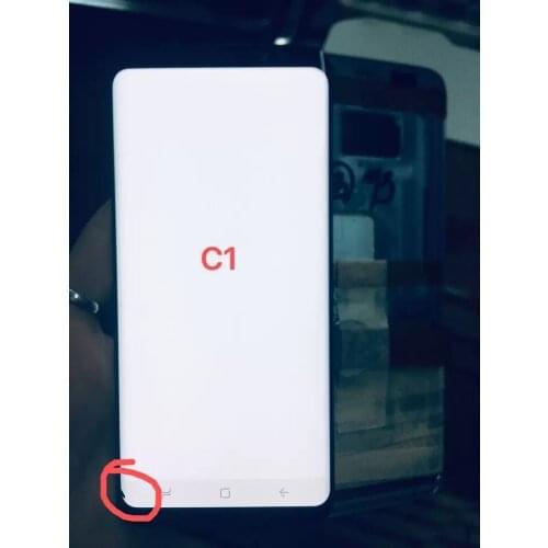 Samsung s8 s8plus S9 S9+ S10 S10PLUS LCD Dotted Screen Touch Liquid Crystal Display Digitizers Tested Good Smartphone Burns