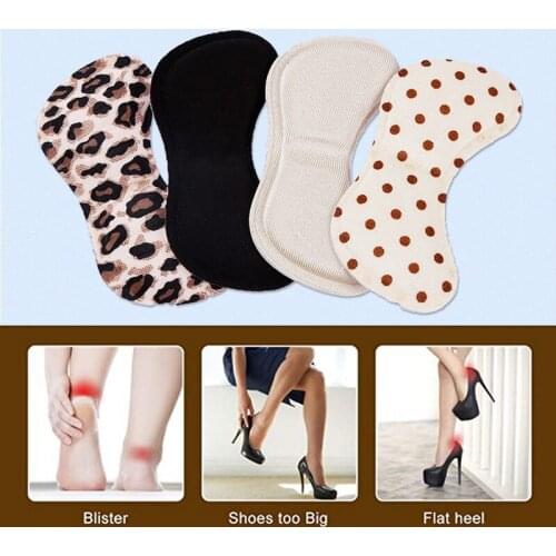 1 Pairs Sponge Heel Pads Adhesive Patch for Pain Relief High Heels Shoes Sticker Foot Care Insole Cushion Pedicure Tools