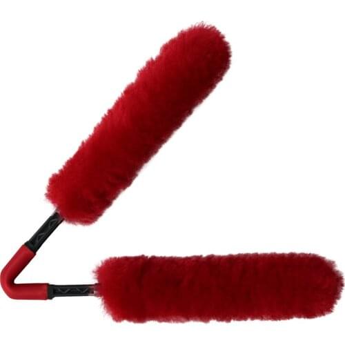 2pcs/lot Five Colors Optional Wool Paintball Double Barrel Swab Squeegee Barrel Buffer