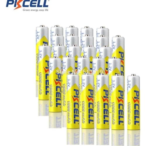 25 x Ni-MH 1000mAh 1.2V AAA Rechargeable Battery Bateria for Camera Flashlight Toy aaa batteries rechargeable