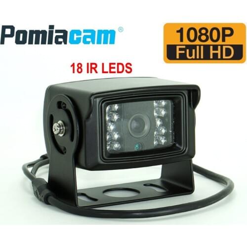 AV760 1080P AHD Camera 4PIN BNC DC12V Waterproof Van Bus Lorry Car Rear View Camera IR Night Vision Backup Reverse Parking Cam