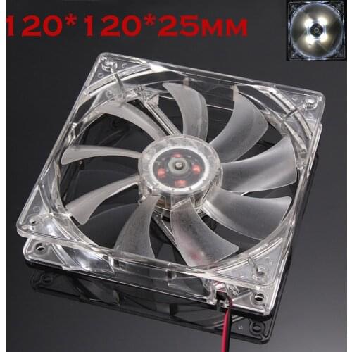 Quiet Cooling Fans 12cm/120mm/120x120x25mm 12V Computer/PC/CPU Silent Case Fan Personalized DIY Computer Cool Fans In stock 17