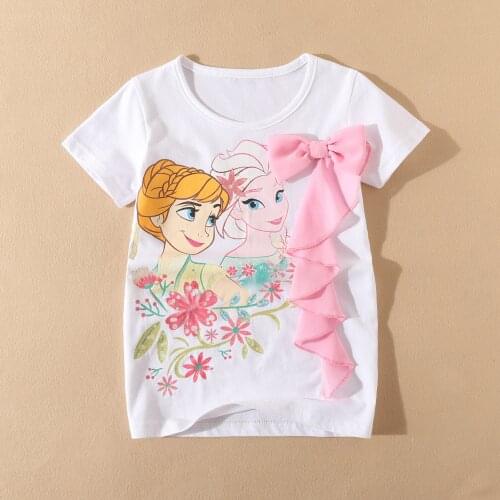 Cotton candy dream Short Sleeve T-shirts For Girls