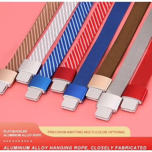Cheap Flat buckle Hanging Neck Rope Lanyard for Mobile Phone Straps Camera USB ID Pass Card Name Badge Holder Keys Metal Clip