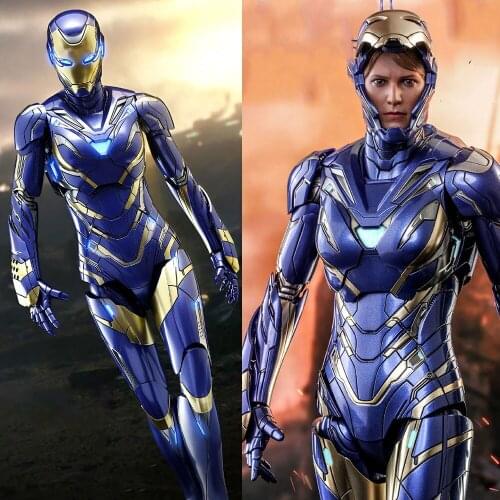 For Collection Hottoys 1/6 Scale Rescue Armor Iron Soldier Little Pepper MK49 12" Action Figure Model for Fans Holiday Gifts