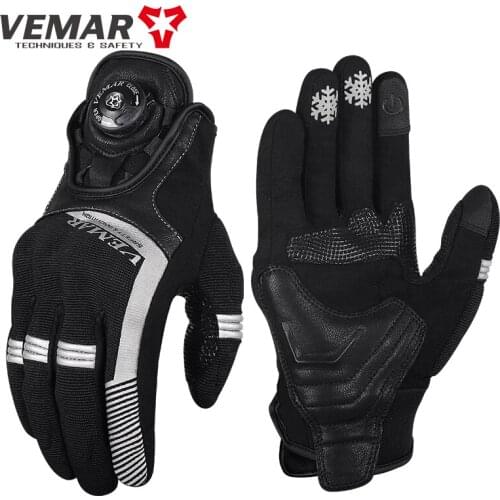 Motocross Racing Gloves Retro Leather Men Glove Protective Shell Nash Gloves Motorcycle MTB Bike Off-road Locomotive Glove S-2XL