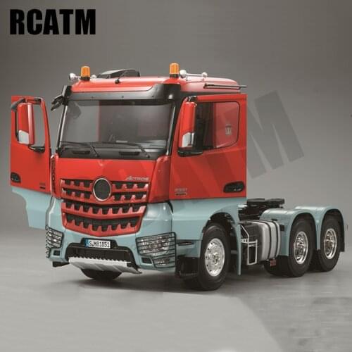 HERCULES New 1/14 Scale 3 Axial Remote Control Truck Movable Door for 1:14 Mercedes Benz Tamiya RC Tractor Actros 3551 6X4