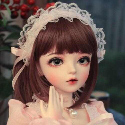 Ball Jointed Doll Katie Princess BJD Doll with Clothes Outfit Shoes Wig Hair Makeup Resin Model Doll Toy Best Gift for Girls