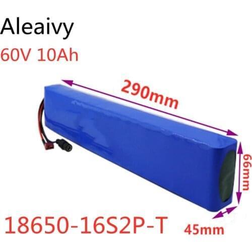 60V 10AH 1000W Lithium ion Battery 67.2V 10000mAh Electric Bike Battery Electric Wheelchair Battery E Motorcycle Battery
