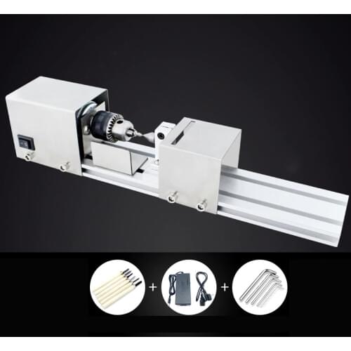 Miniature Beads Small Lathe Woodworking Machinery Polishing Polishing Cutting Car Beads Ball Bead Machine Mini Woodworking Lathe
