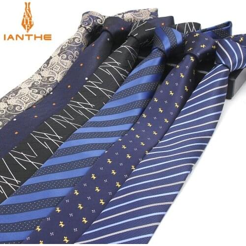 6cm Men Neck Ties Fashion Dot Striped Plaid Necktie Gravata Slim Tie Classic Business Wedding Brand Tie For Men Narrow Neck Ties
