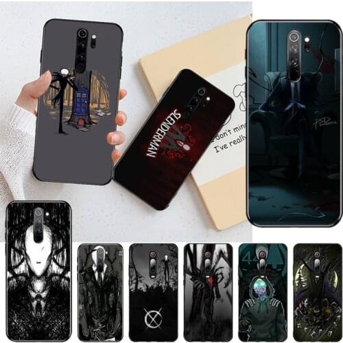Slenderman Newly Arrived Black Cell Phone Case for Redmi 8A Note 9 8 8T 7 6 6A 5 5A 4 4X 4A Go Pro
