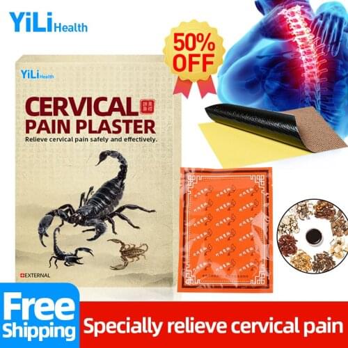 Cervical Spine Massage Scorpion Venom Treatment Patch Cure Arthritis Neck Joint Spine Soreness Reliever Herbal Patch