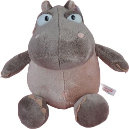 40cm Dark Color Hippo Stuffed Plush Toy Soft Doll Animals Girls Baby Kids Birthday Gift
