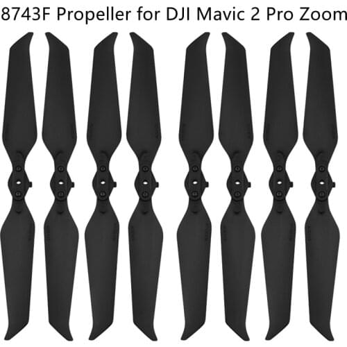 Nylon Fiber Low-Noise Props 8743F Propeller Quick-Release Blade for DJI Mavic 2 Pro Zoom Drone Accessories Noise Reduction Fan