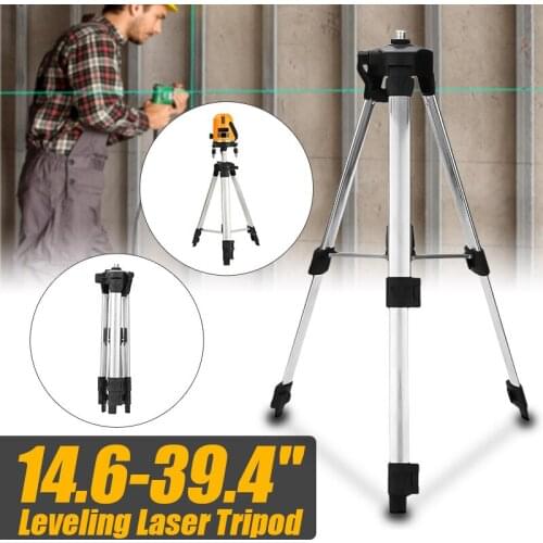 New 37cm-100cm Adjustable Metal Aluminum Tripod Stand Holder for Laser Level Alloy Stand Tripod Building Construction Tools