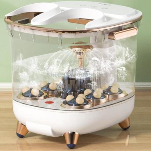 Foot Bath Full Automatic Heating Constant Temperature Electric Massage Small Fumigation Household Foot Therapy Artifact