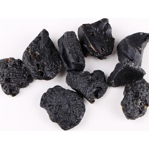 1PC Natural Crystal Rough Stone Mysterious Stone Black Stone Original Stone Specimen Evil Spirit Stone