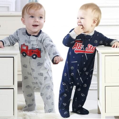 2020 baby clothes newborn baby Jumpsuits zipper cotton Infants clothes sport style girls romper ropa de bebe baby shark clothes