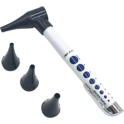 White Professional Mini Clinical Diagnostic Ear Otoscope Ophthalmoscope New