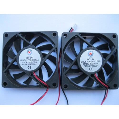30 pcs Brushless DC Cooling Fan 11 Blade 5V 7015S 70x70x15mm 2Wire
