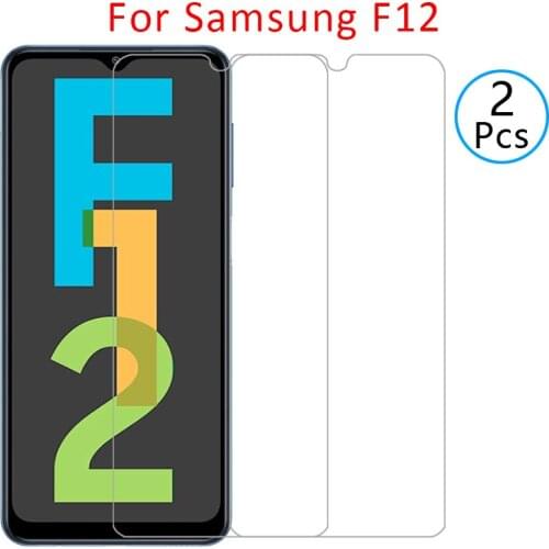 Case for samsung f12 cover screen protector tempered glass on galaxy f 12 12f protective phone coque bag samsungf12 galaxyf12 9h
