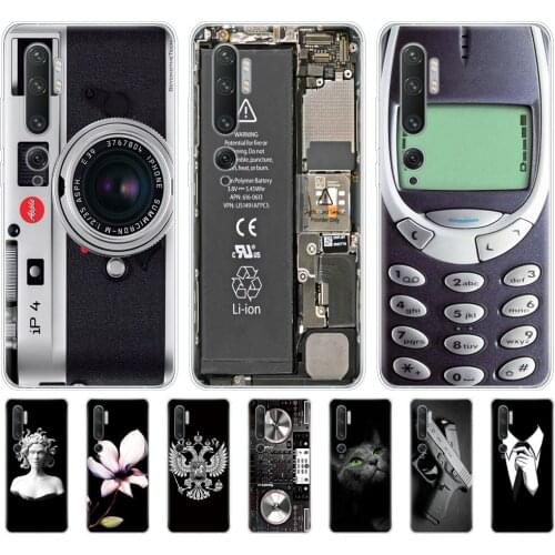 Case For xiaomi Mi Note 10 Case coque 6.7inch soft silicone Cover For xiaomi Mi Note 10 Pro bumper copas Protective fundas black