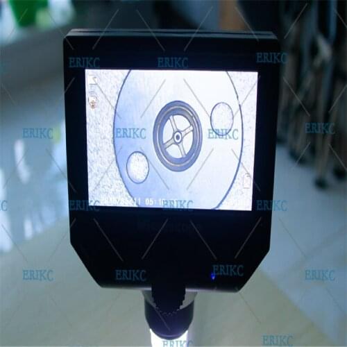 ERIKC Digital Industrial Stereo Microscope with Camera Screen LCD Microscope Cyclic Automatic Shutdown Injector Valve Check