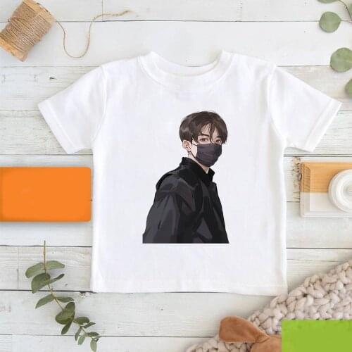 Harajuku Aesthetic Children Clothes High Quality Kids Summer Casual Tee shirt Handsome Boy Short Sleeve Tshirt Novelty 2021
