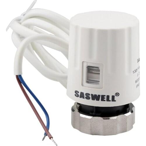 Electric Thermal Actuator with electrical on/off-controls, thermostatic mixing valve actuator ,floor heating parts Saswell SA92
