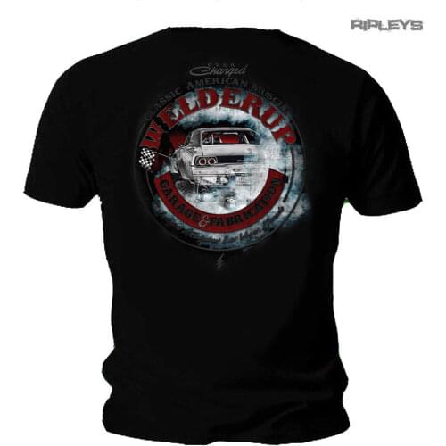 2019 Fashion Garage Custom Car T Shirt 'Charger' American Muscle Rat Rod Printed on the back Tee shirt