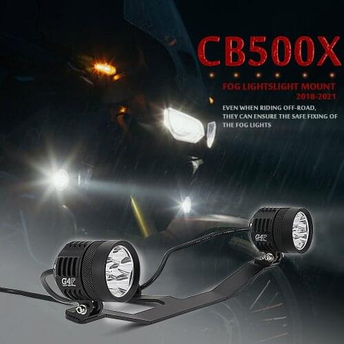 Motorcycle Fog lamp Spotlight Bracket Driving Lights Auxiliary Bracket Holder Spot Light Fit for Honda CB500X CB 500 X 2018 - 21