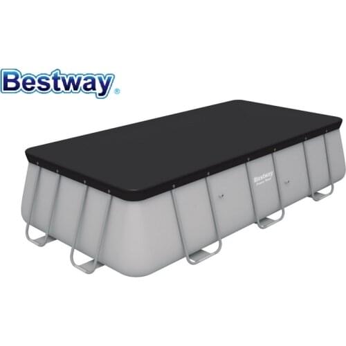 58232 Bestway 3.96mx1.85m Cover for 4Mx2M Swimming Pool 156"x73" Pool Dust Cover Pool Lid Against Rain,Leaves,Sun,Cold NOT Pool