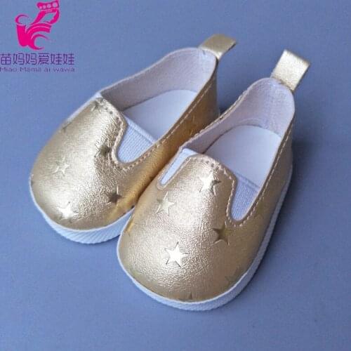 7cm doll Shoes for 43CM baby Dolls sneacker toys Doll boots for 18 inch girl doll