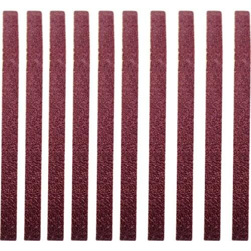 10pcs Alumina 15x330mm/25x330mm Sanding Belts Set Sanding Belt 60-1000 Grit Grinding and Polishing Replacement for Angle Grinder