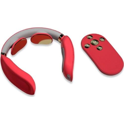 Massage And Relax Neck Massager Intelligent Electric Wireless Cervical Massager Body Shock Pulse Massage Tool