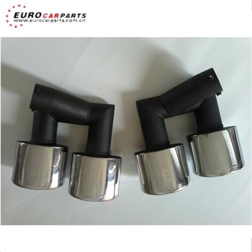 Promotion Muffler Tips for E-Class W211 A-style E63 Style 03~09 year Stainless Steel exhaust tips with logo