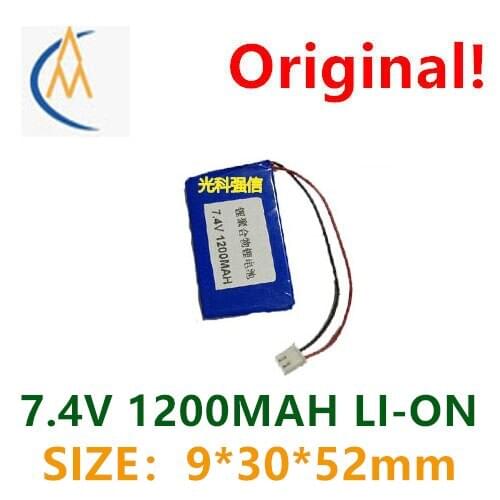 Original lithium rechargeable battery 1200mAh 7.4v circuit board equipment with plug, speaker test and protection board with sho