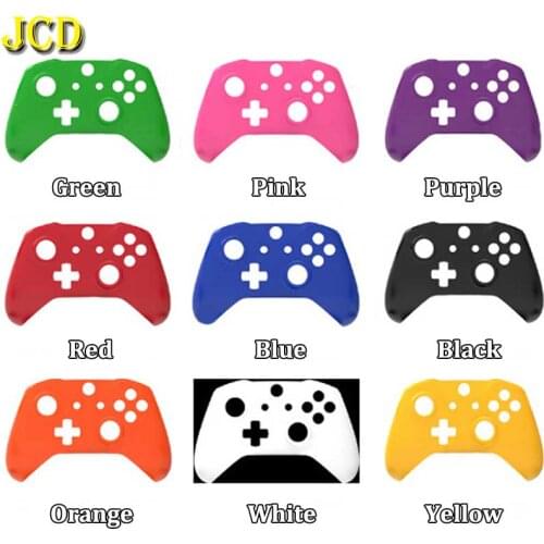 JCD Front Case For For Xbox One S Slim Replacement Solid Color Plastic Housing Cover Shell For Xboxone Slim Game Controller