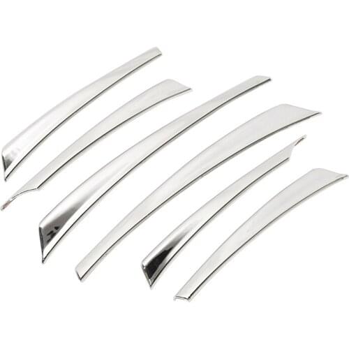 Front Grille Chrome Decorative Strip Mesh Grille Head Bumper Waterproof Grille Cover Trim For Nissan Versa Latio Almera 15-17