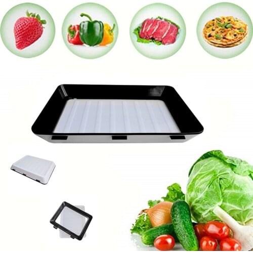 Creative Food Preservation Refrigerator Tray Vacuum Healthy Kitchen Tools Storage Container Set Keeping Fresh Spacer Organizer
