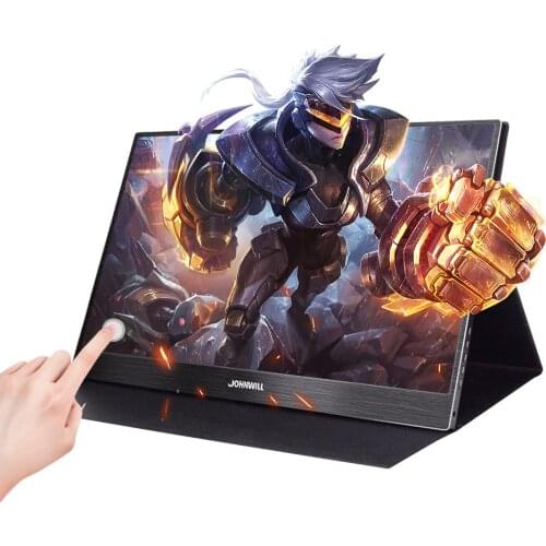 15.6 inch Portable monitor pc HD touch Screen LCD Display IPS HDMI Type C USB gaming monitor for laptop phone xbox switch ps4