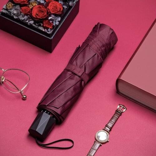 Folding Umbrella Rain Women Men Large Big Black Rain Umbrellas Kids Windproof Umbrella Sun Clear Sunshine Gift B65