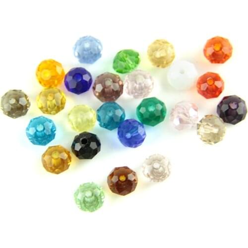 Hbl 2mm 3mm 4mm 6mm 8mm 10mm 12mm Faceted Glass Crystal Rondelle Spacer Beads Crystal Beads for Sale for Jewellery Accessaries